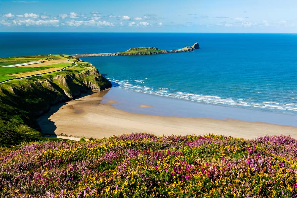 Relax at Gower Peninsula on your UK road trip