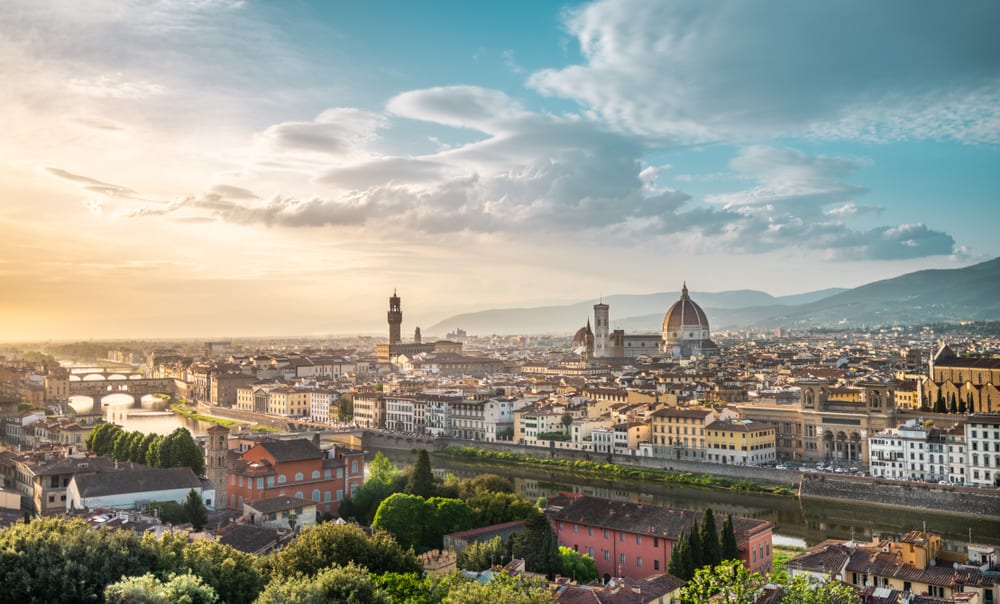 Photo of the city of Florence.