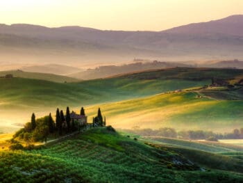 Photo of beautiful Tuscany countryside.