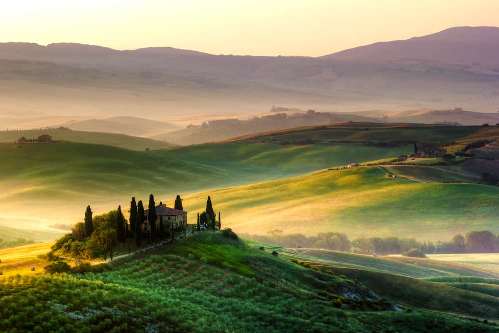 Photo of beautiful Tuscany countryside.