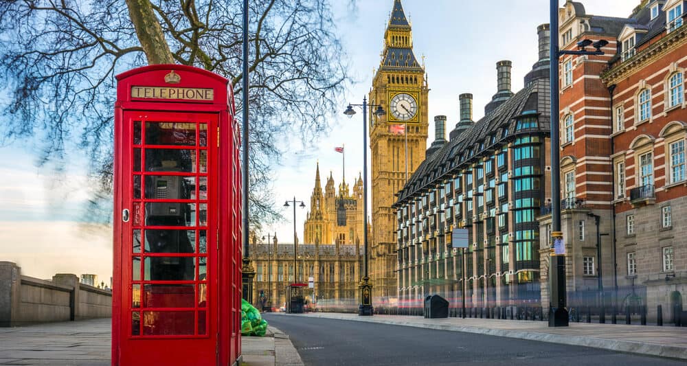 Big Ben and red telephone booths are classic markers of London!