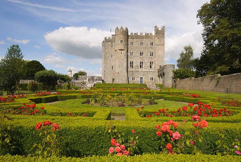 Photo of Kilkea Castle, a great place to stay during your Ireland honeymoon.