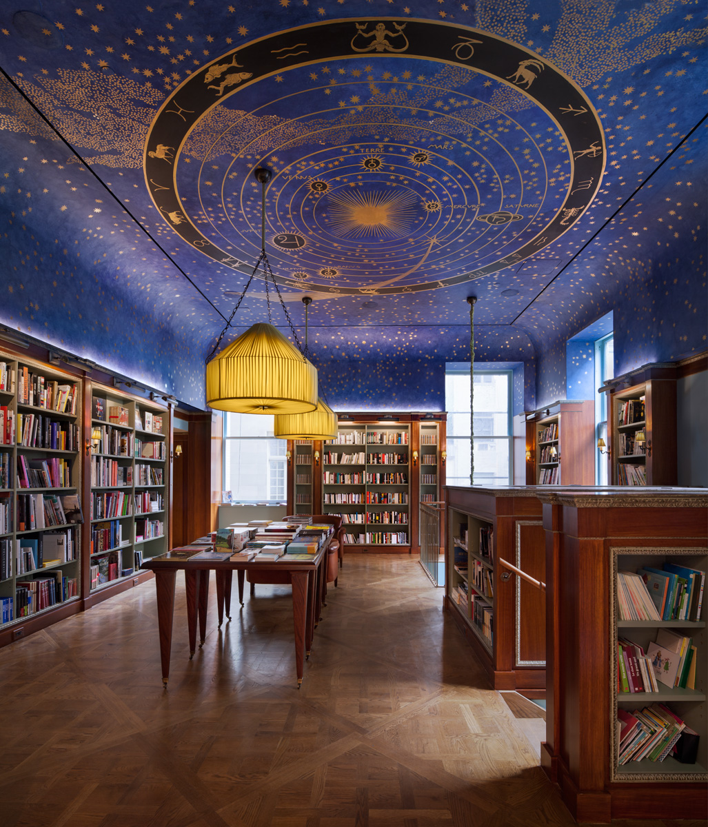 interior of albertine bookstore for romantic things to do in NYC