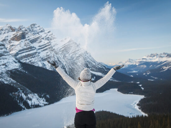 Banff in winter is a winter wonderland!