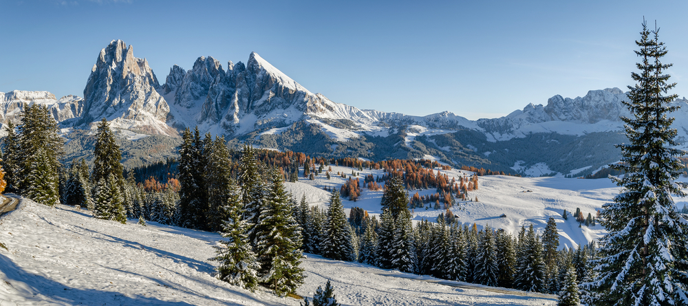 snow topped mountains Northern Italy itinerary