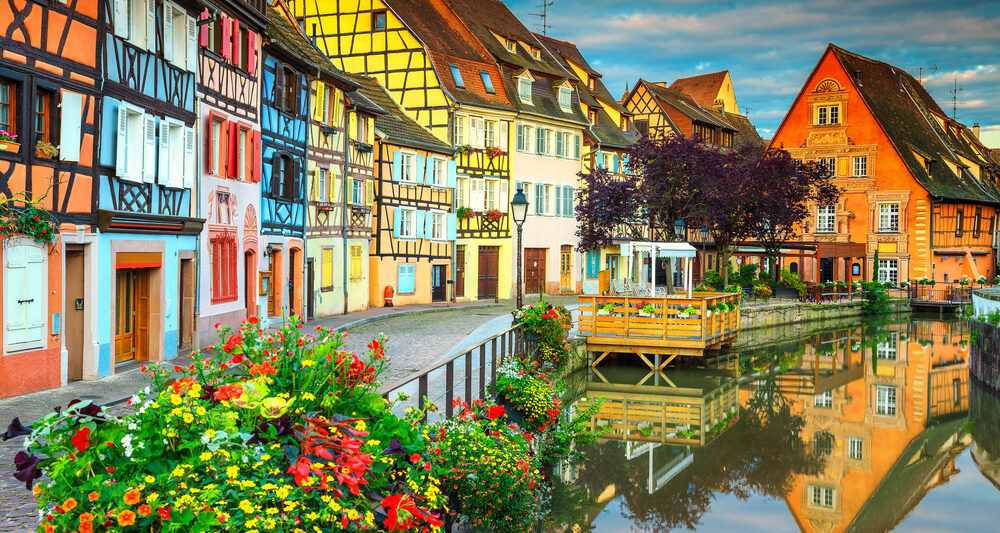 Colmar is filled with bright and colorful buildings