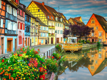 Colmar is filled with bright and colorful buildings