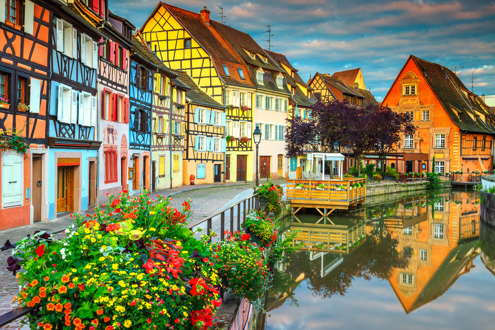 Colmar is filled with bright and colorful buildings
