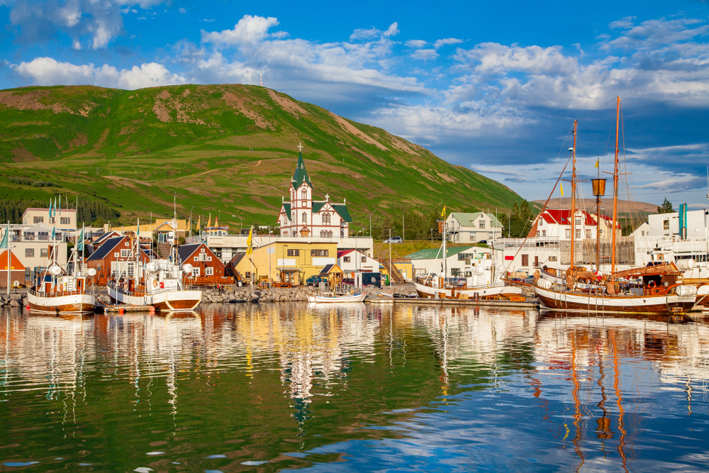 Husavik is a great option when traveling to towns in Iceland