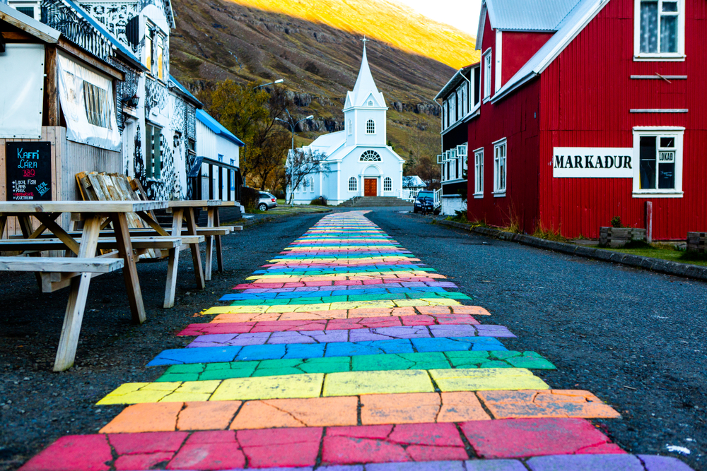 Seydisfjordur is one of the most cheery towns in Iceland