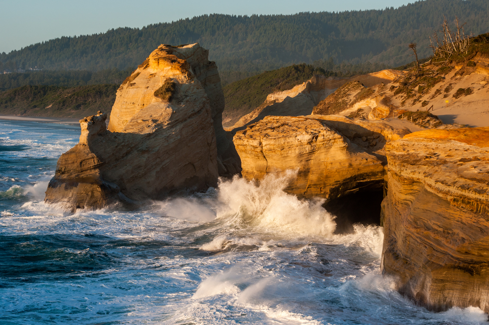 waves at Cape Kiwanda on your Oregon coast road trip