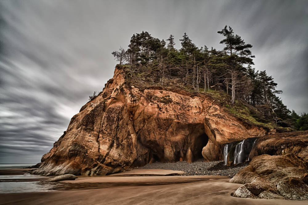 Hug Point on your Oregon coast road trip