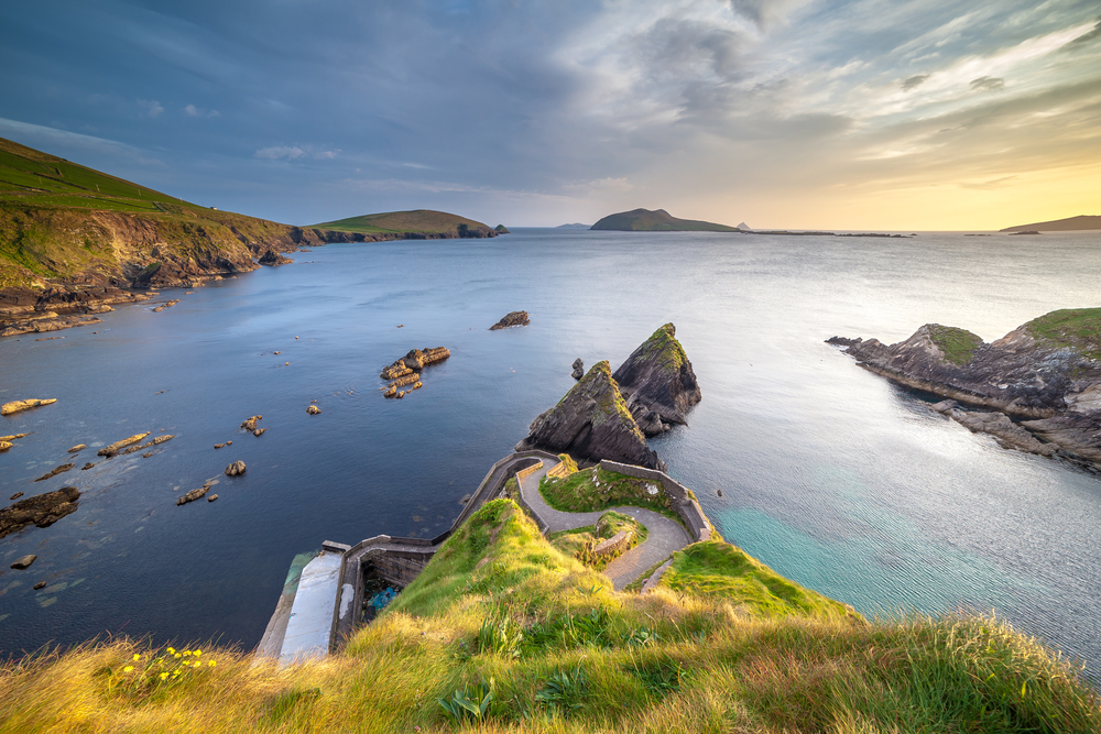 Photo of Dunquin Pier, a beautiful place to see the sunset on Slea Head drive.