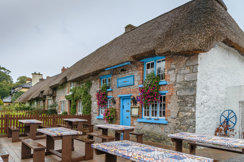 unique straw roof cottages of Adare day trips from Dublin