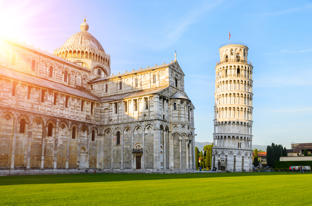 leaning tower of Pisa and nearby church day trips from Florence