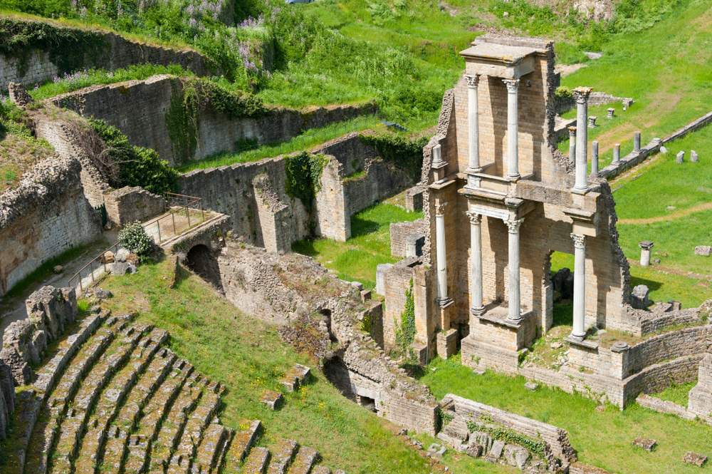 Roman ruins in Volterra day trips from Florence