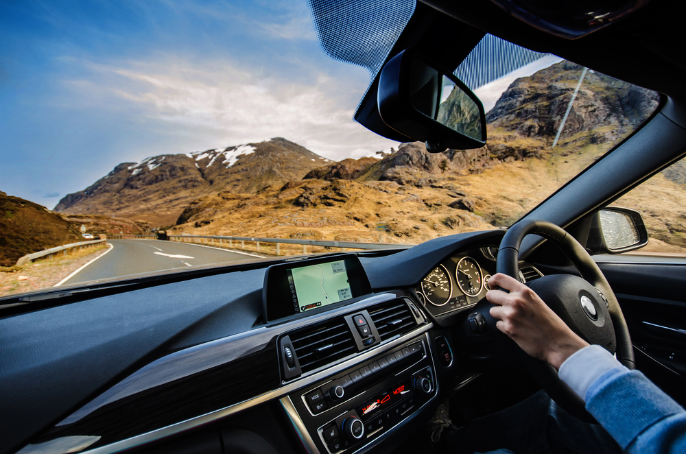 Scotland Road Trip Car Views