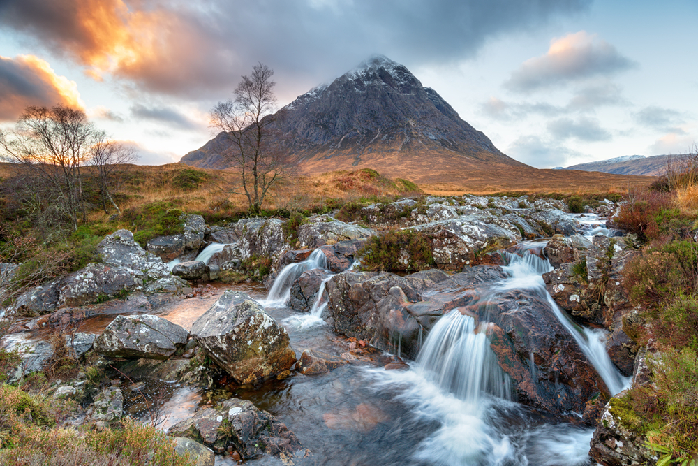 Scotland Road Trip Etive Mor Waterfall