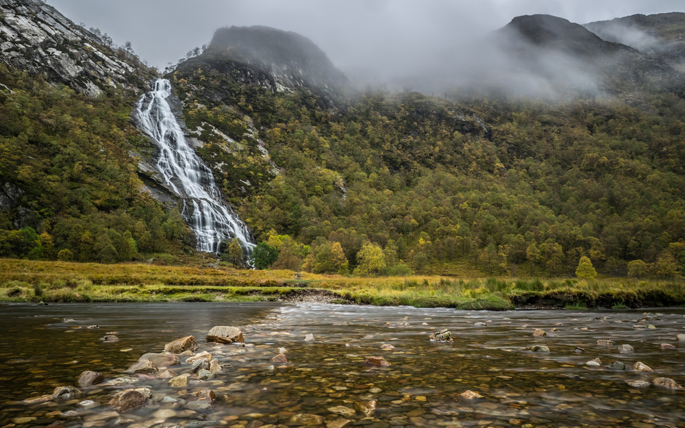 Scotland Road Trip Steall Falls