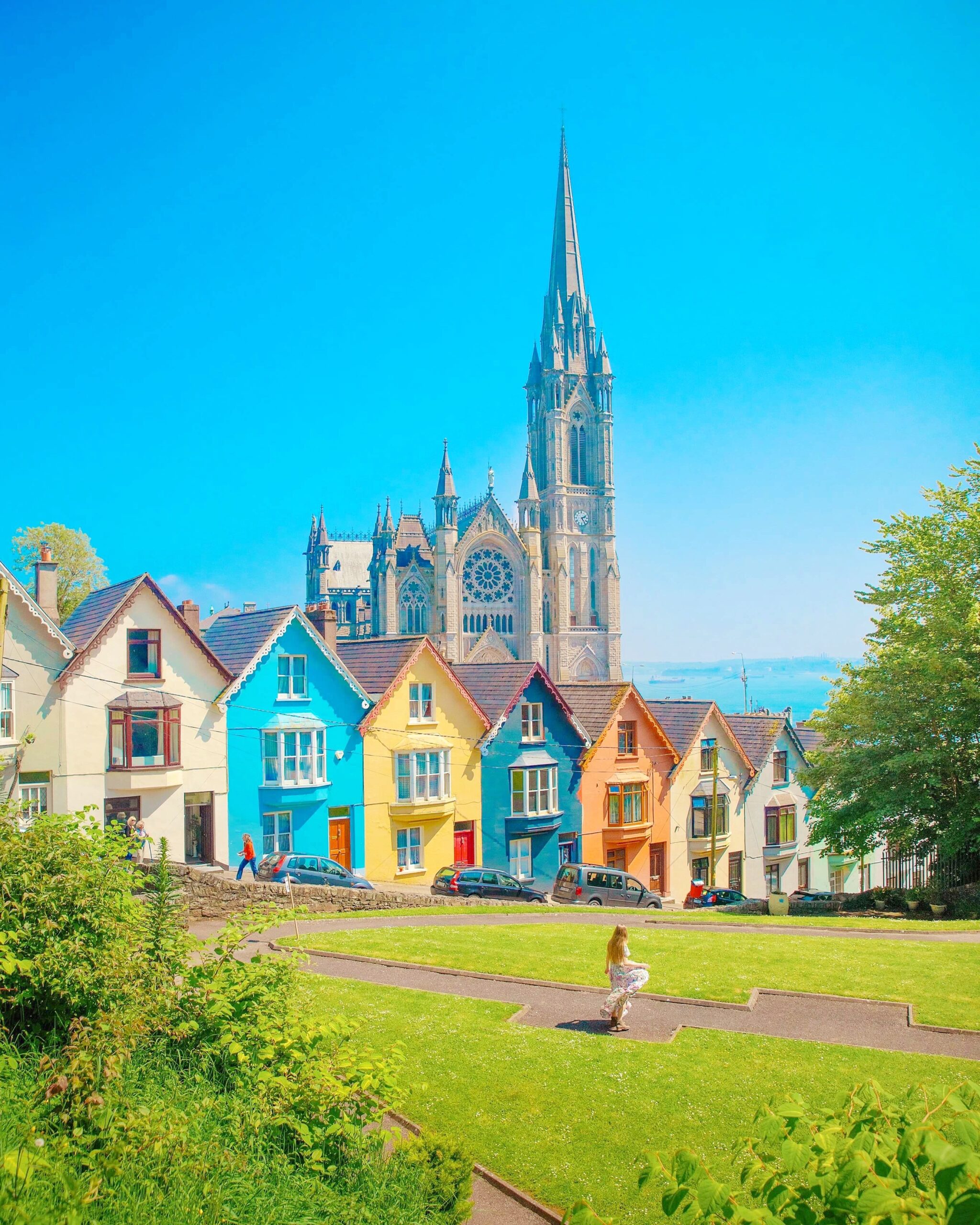 Explore the Deck of Cards Houses viewpoint on your hunt for fun things to do in Cobh, Ireland