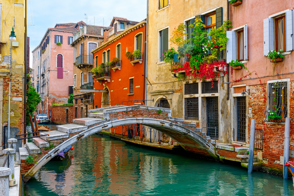 Photo of bridge in Italy.