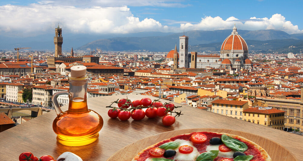 Photo of rooftop dining.