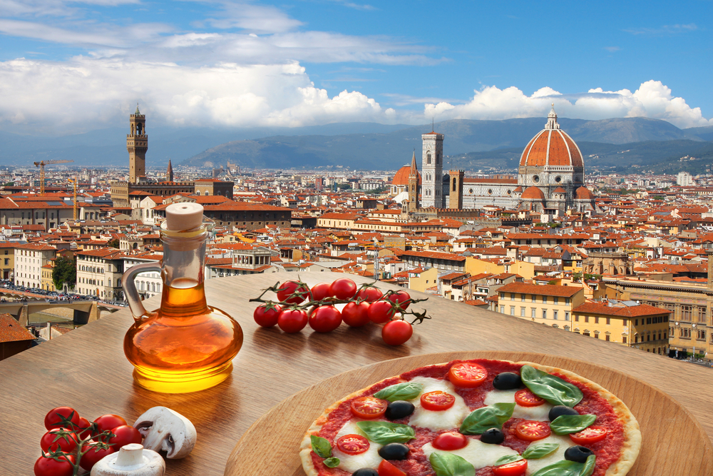 Photo of rooftop dining.