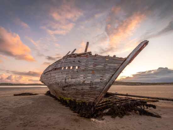 Bunbeg shipwreck, a hidden gem in ireland