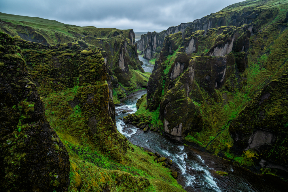 Fjadrargljufur canyon on the Iceland Ring Road