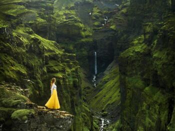 Mulagljufur canyon on the Iceland Ring Road