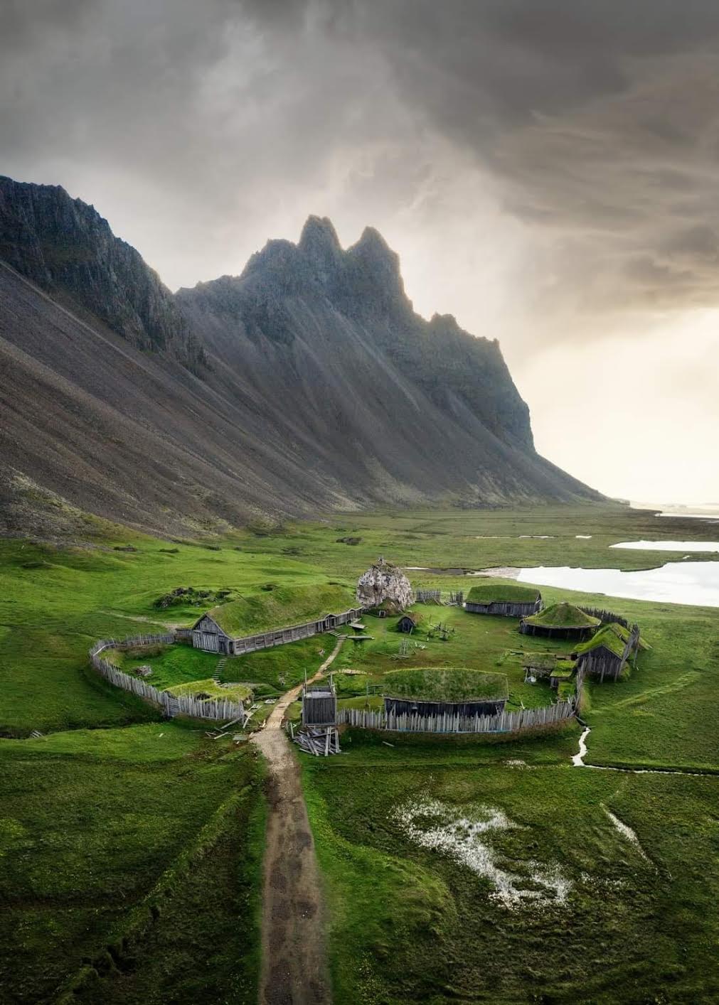 the Stokksnes Viking Village on the Iceland Ring Road