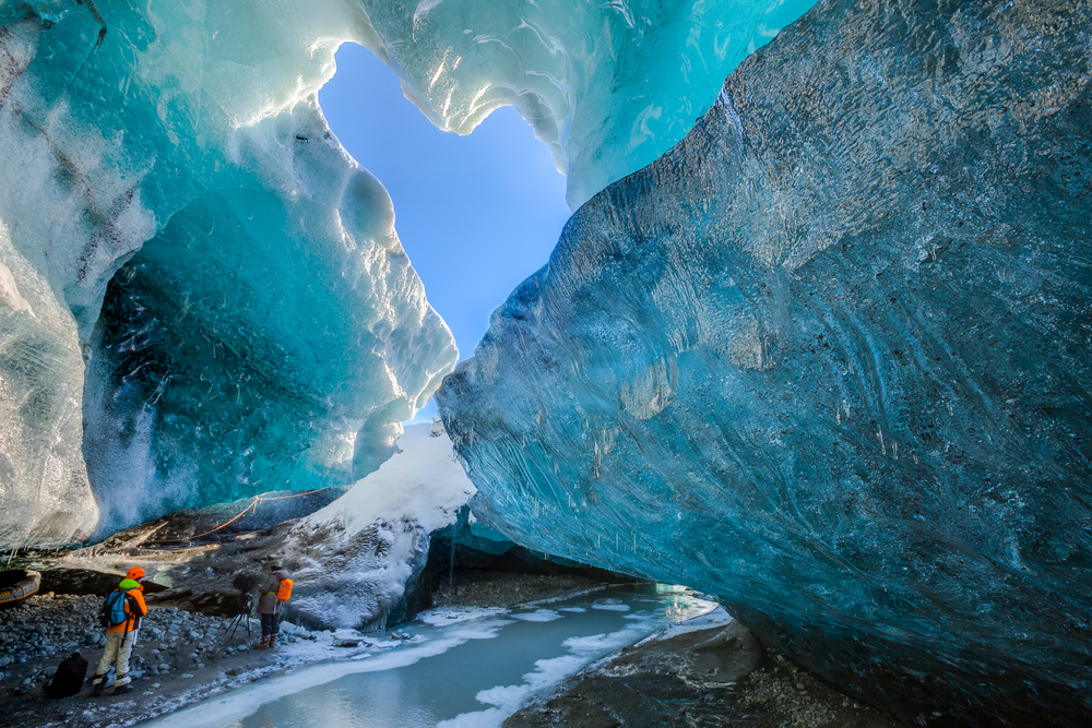 Ice caves are gorgeous