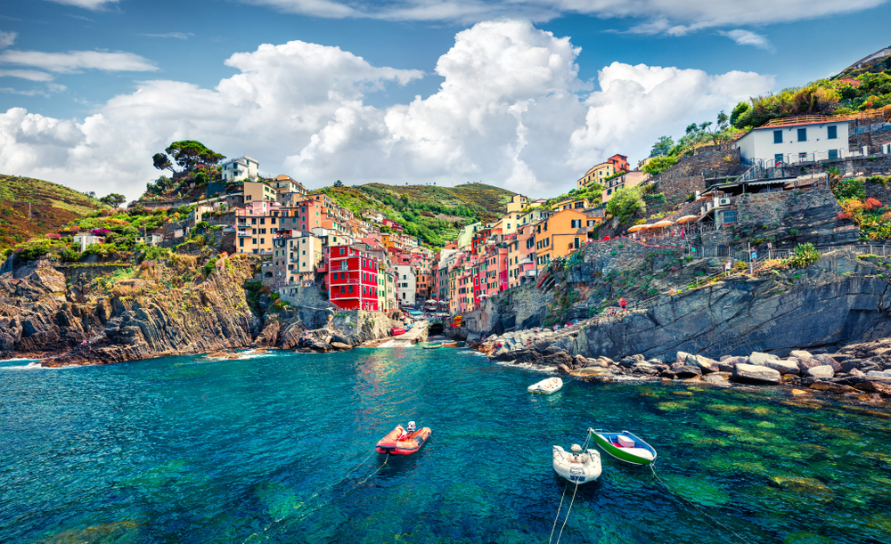 Things to do in Cinque Terre Riomaggiore from the water