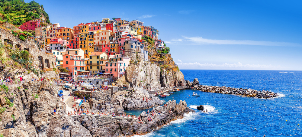 The picturesque view of Manalora Cinque Terre