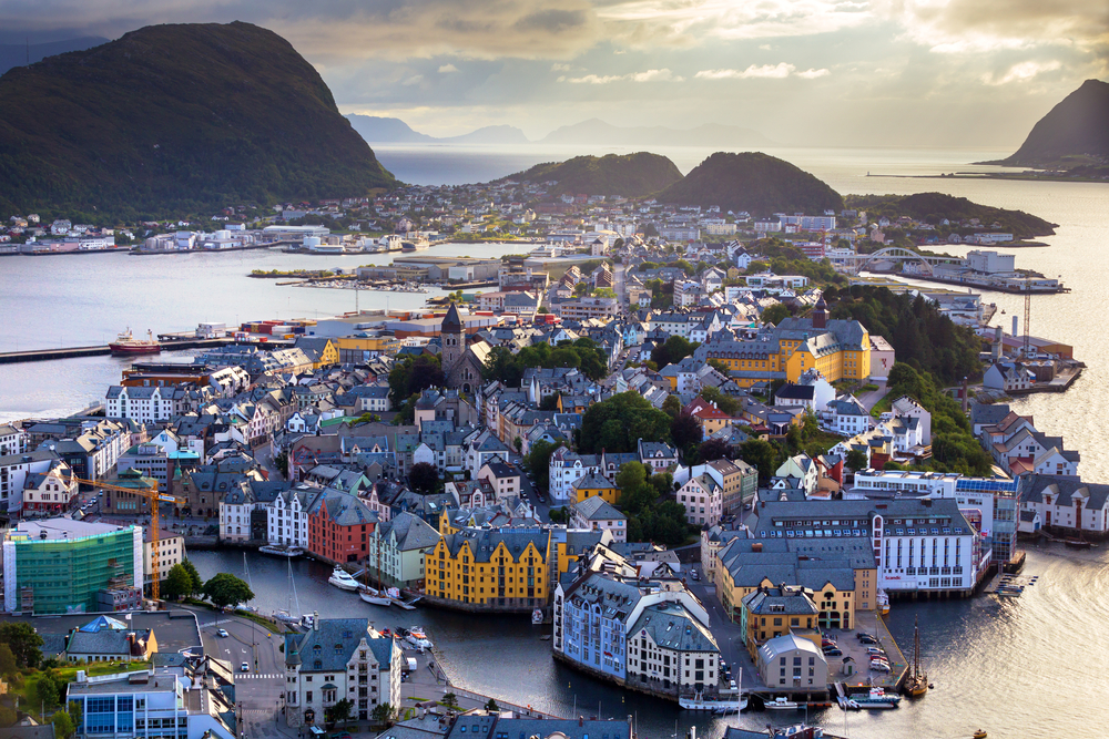 This city's style is one of the most unique of the towns in Norway 