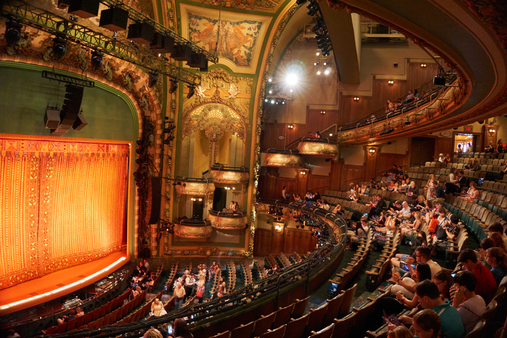 the Amsterdam Theatre on Broadway during your 4 days in New York