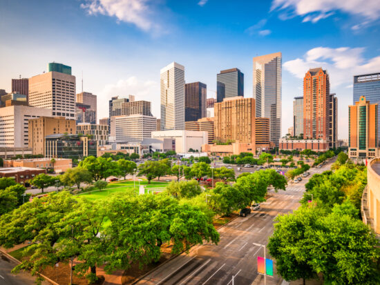 Texas Road Trip Houston Skyline