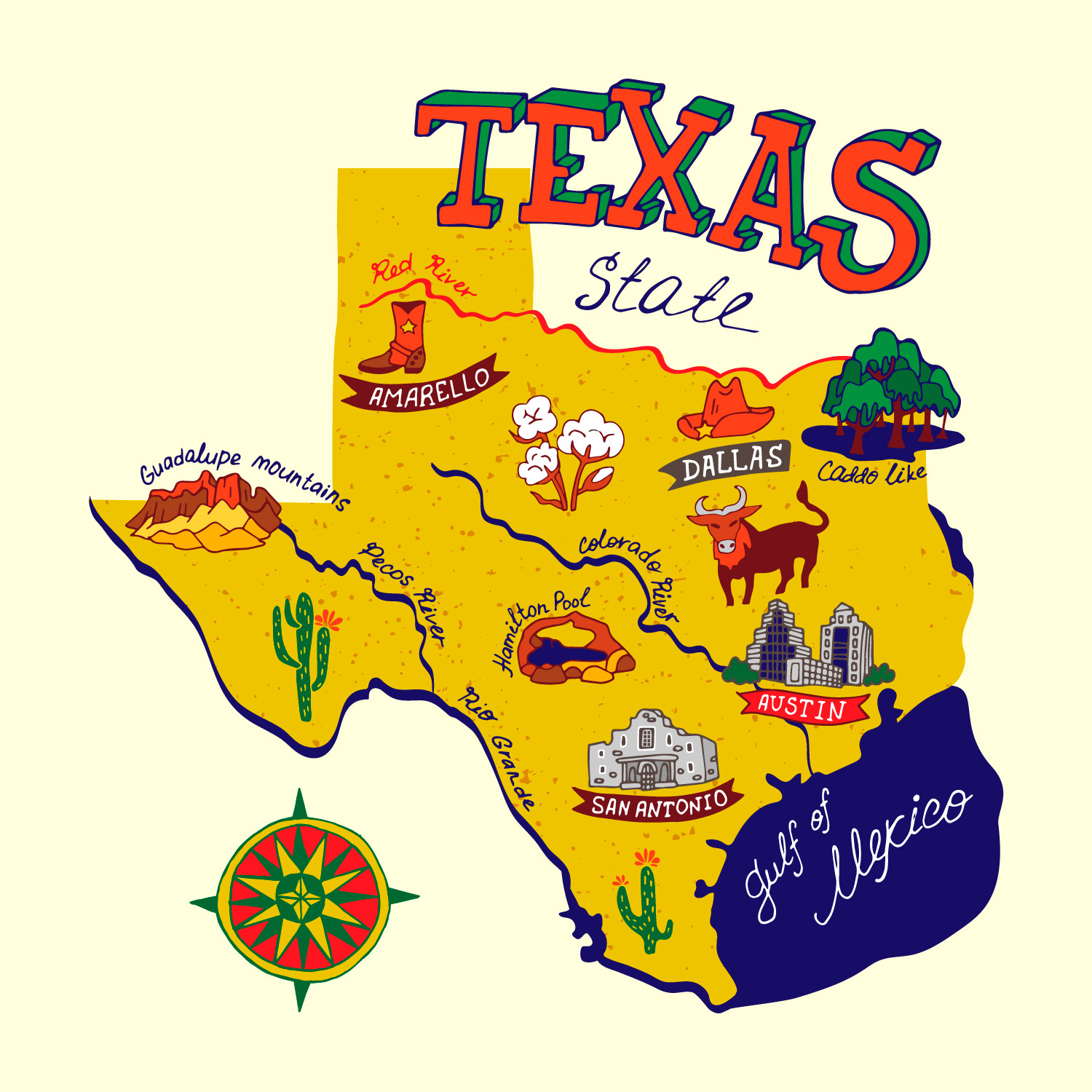 road trip texas 15 jours