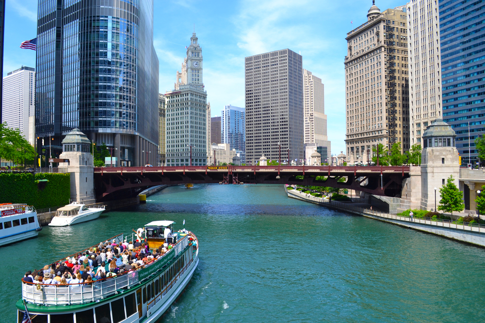 The Chicago Architecture River Cruise will be a relaxing activity during your 2 days in Chicago 