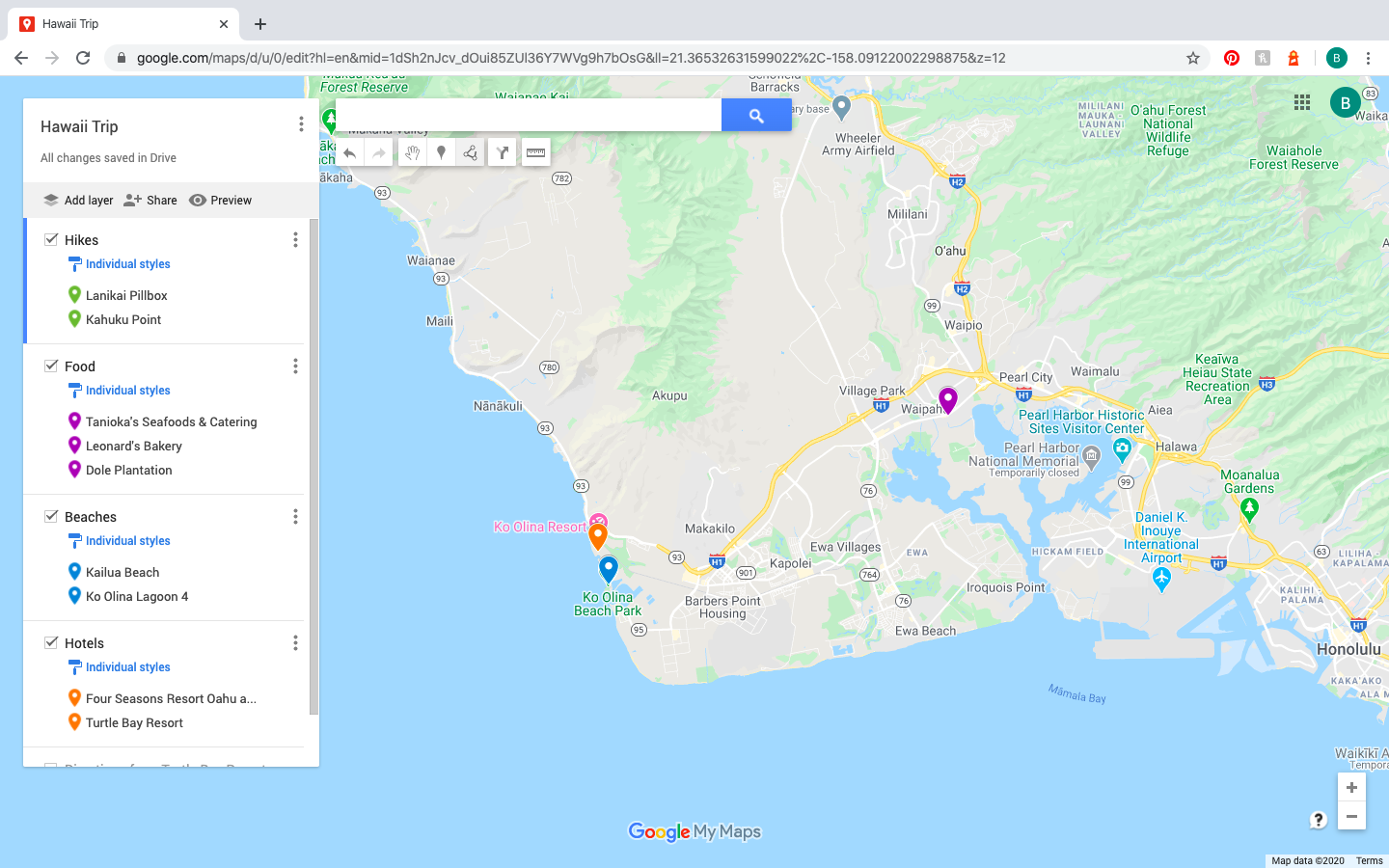 trip tracker google maps