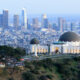 View from the Griffith Observatory to Downtown Los Angeles