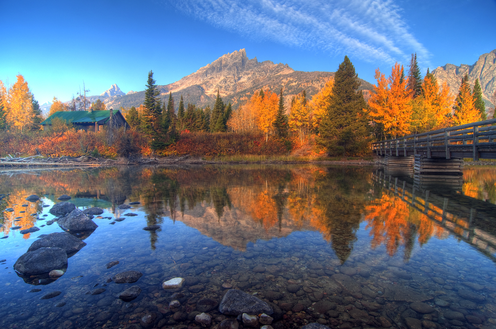 Photo of Jenny Lake reflection