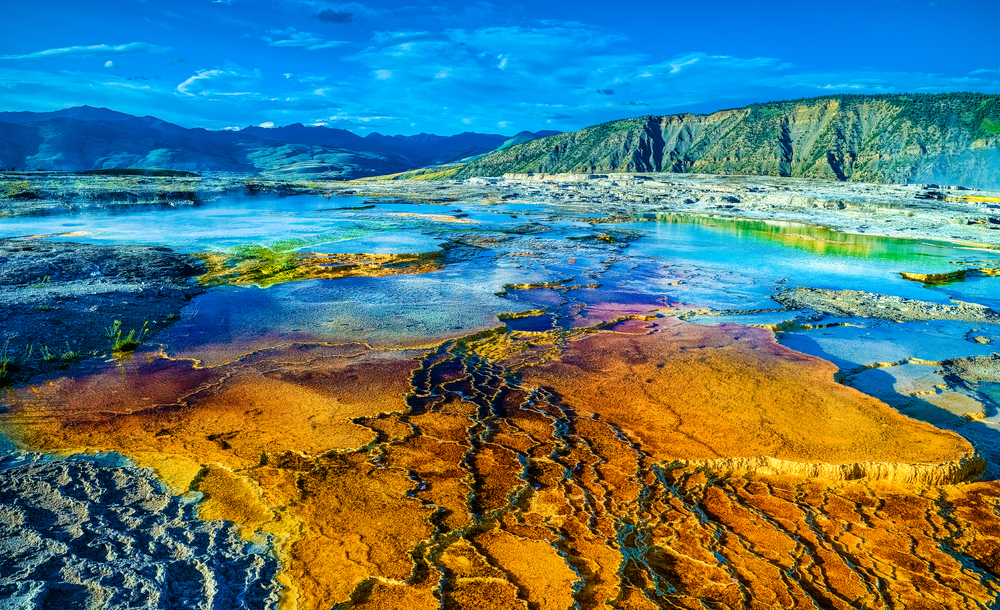 Photo of Mammoth, a breathtaking stop on your Yellowstone road trip.