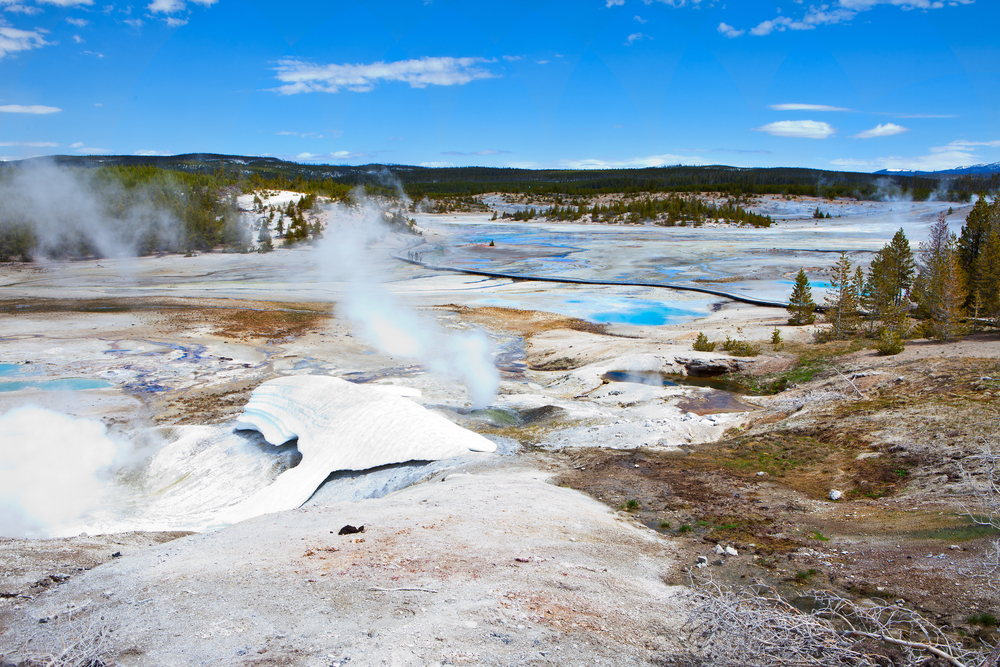 Photo of Norris Geyser Basin, a fantastic stop for your Yellowstone itinerary.