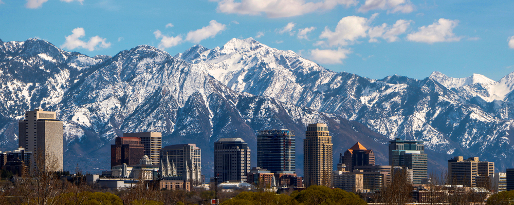 Photo of Salt Lake City, the first stop on your Yellowstone itinerary.