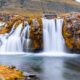 Kirkjufellsfoss waterfall during your trip to Iceland in September