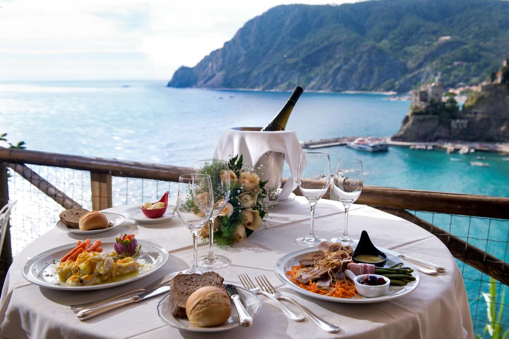 The cliffside location makes Hotel Porto Roca one of the best luxury hotels in Cinque Terre