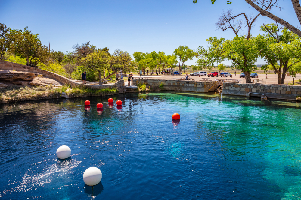 The Blue Hole is the best diving hole in New Mexico!