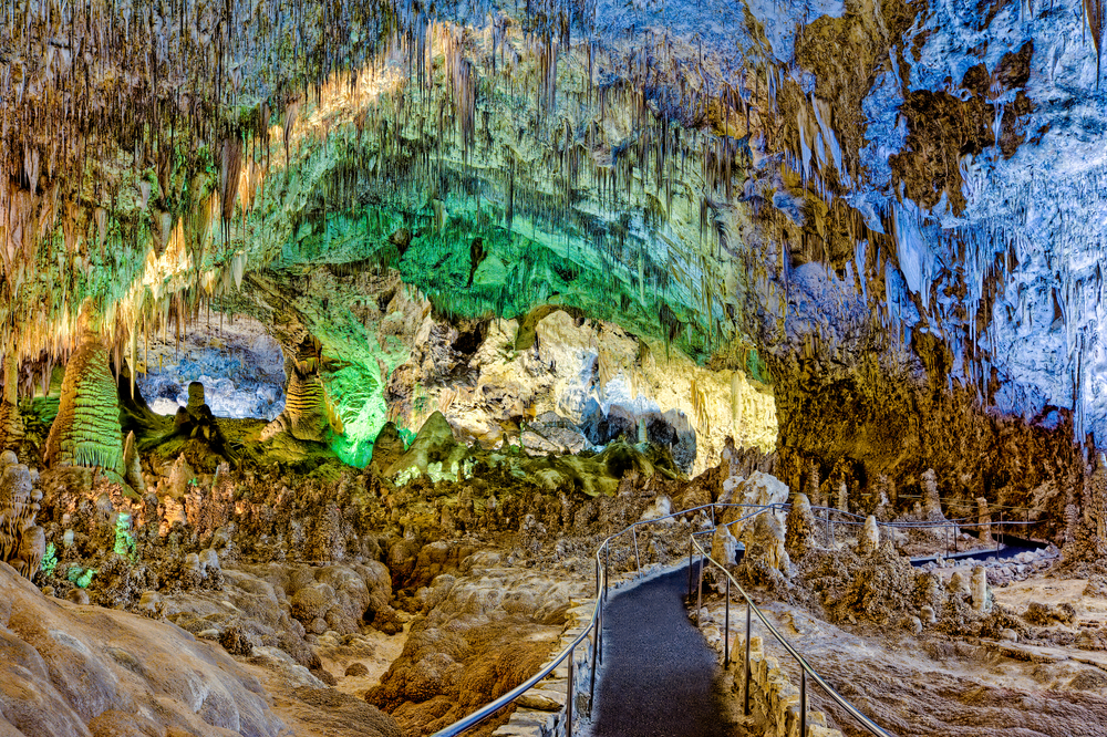 These caverns are tight yet beautiful! 