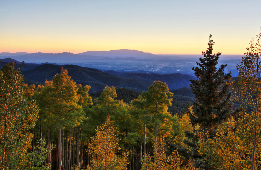 The nature of national forest and monuments in New Mexico are sweeping